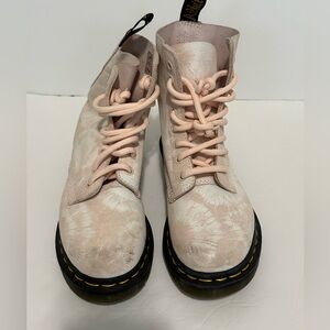 Dr. Martens Women's 1460 pascal tie dye pink Combat Boots size 5